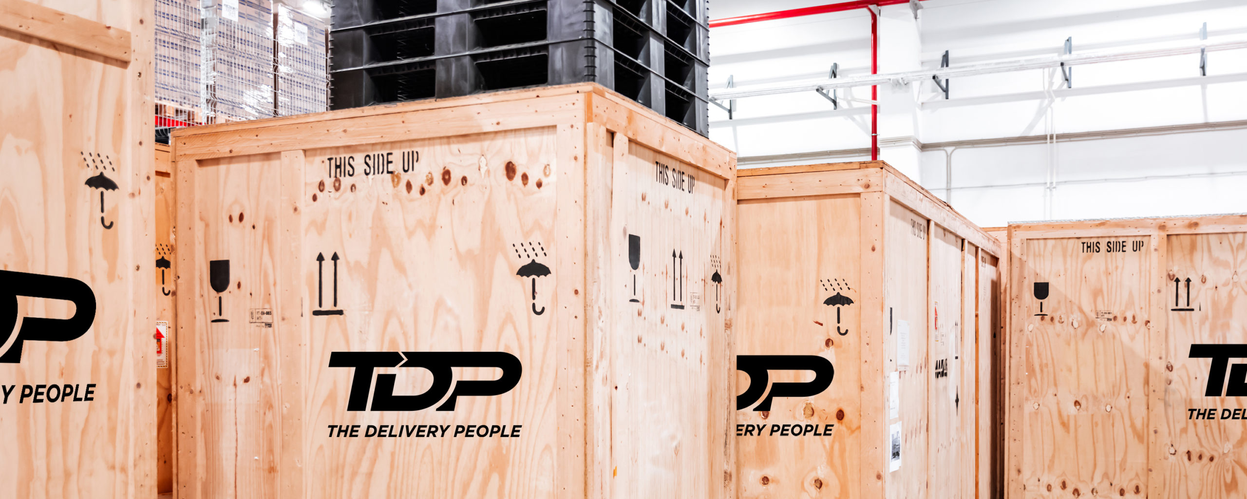 TDP Wooden Boxes In The Warehouse.